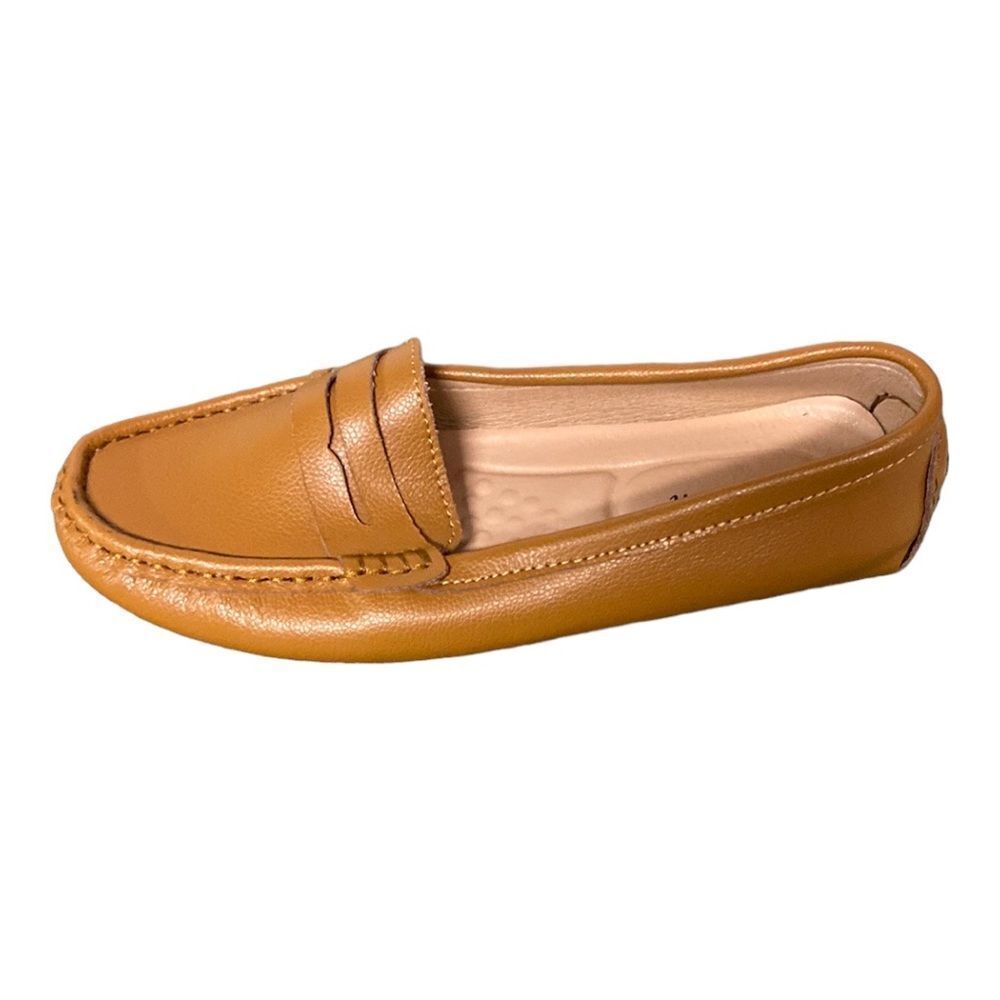#97 BEAUSEEN Driving Loafers in Camel
